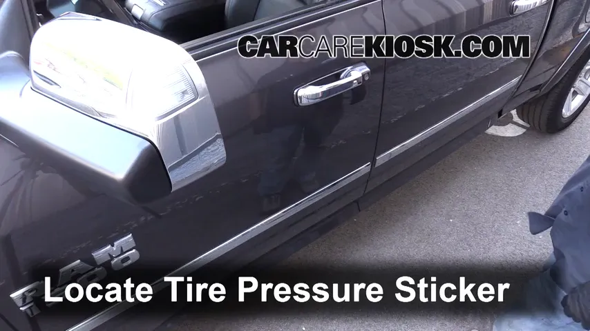 2015 Ram 1500 Laramie Longhorn 3.0L V6 Turbo Diesel Tires & Wheels Check Tire Pressure